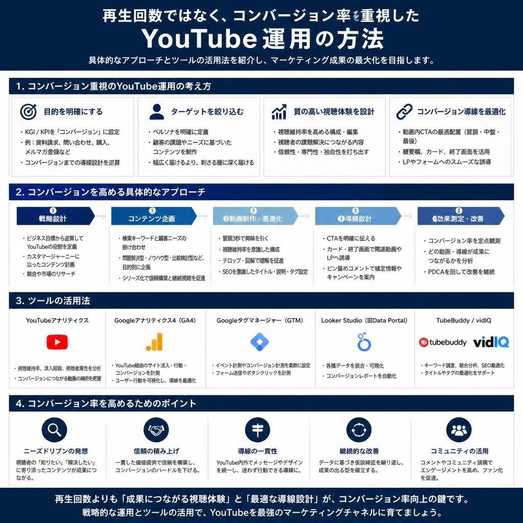 成果を上げるためのYouTube運用法