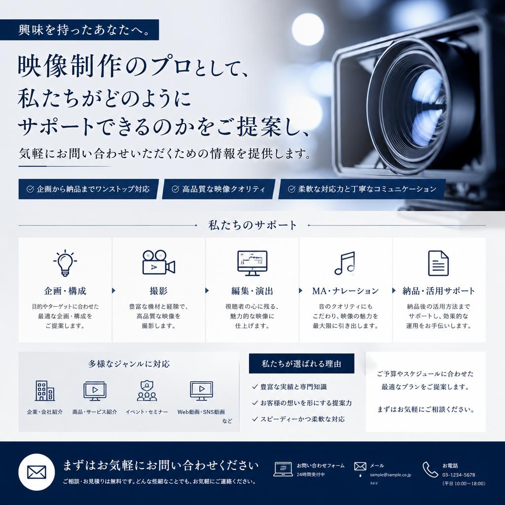 まずは一歩を踏み出そう！お問い合わせはこちら